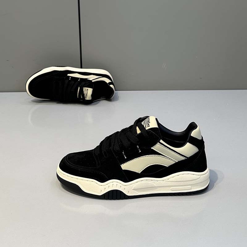 Zapatillas de skate unisex de ante con cordones y diseño color block detail 15