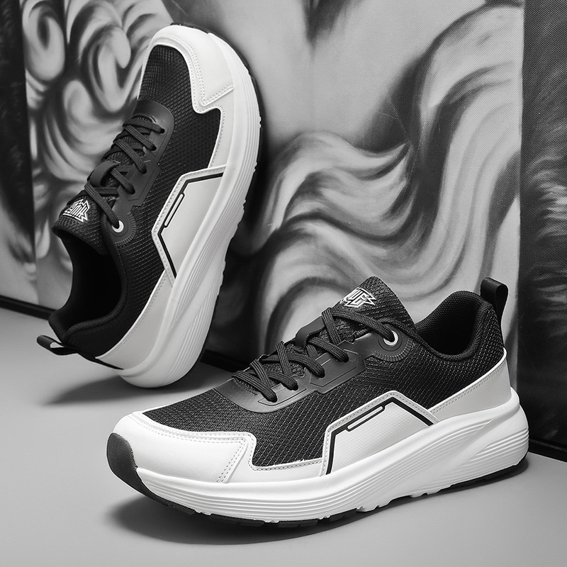 Atmungsaktive, leichte Herren-Sneaker mit Schnürung – Freizeitschuhe 5