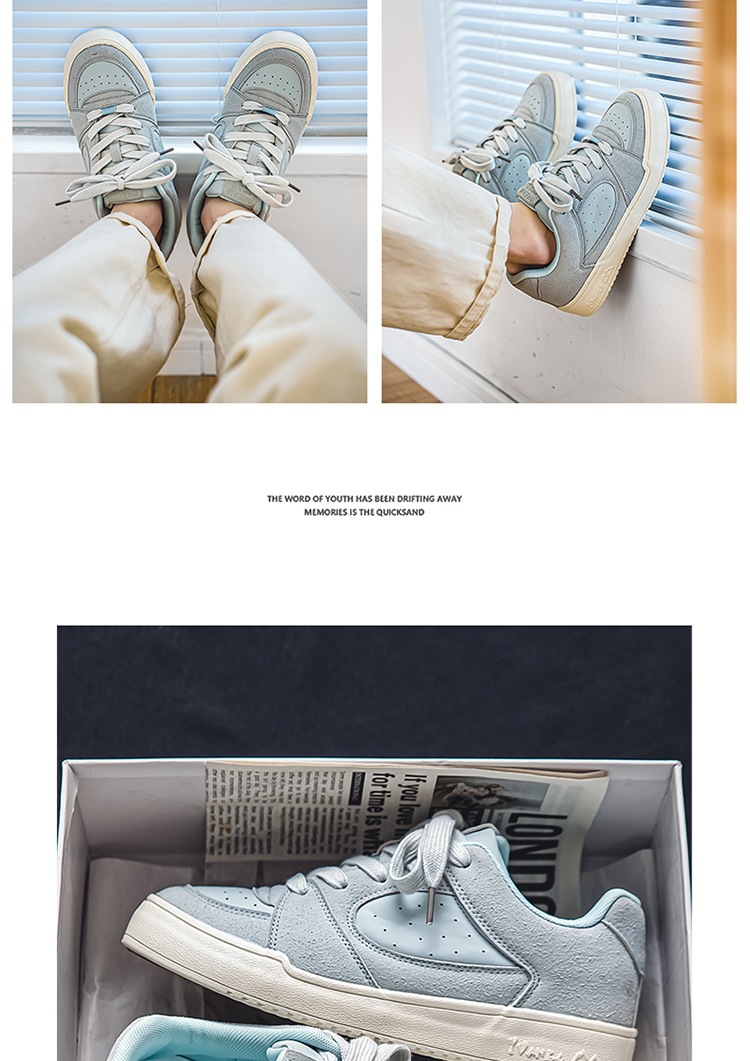 Chaussures de skate casual à lacets et amorti pour homme detail 13
