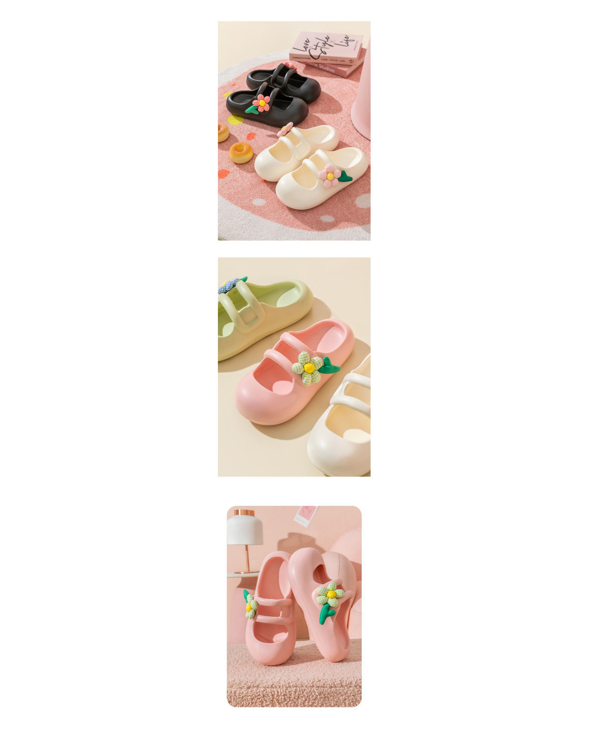 Women's Lightweight Cushioned Platform Slippers detail 6