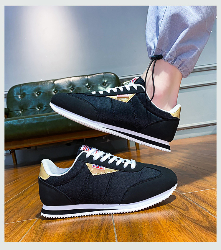 Atmungsaktive, leichte Schnür-Sneaker für Herren im Retro-Look detail 10