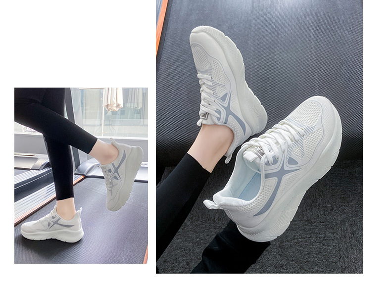 Unisex Breathable Mesh Cushioned Running Shoes detail 8