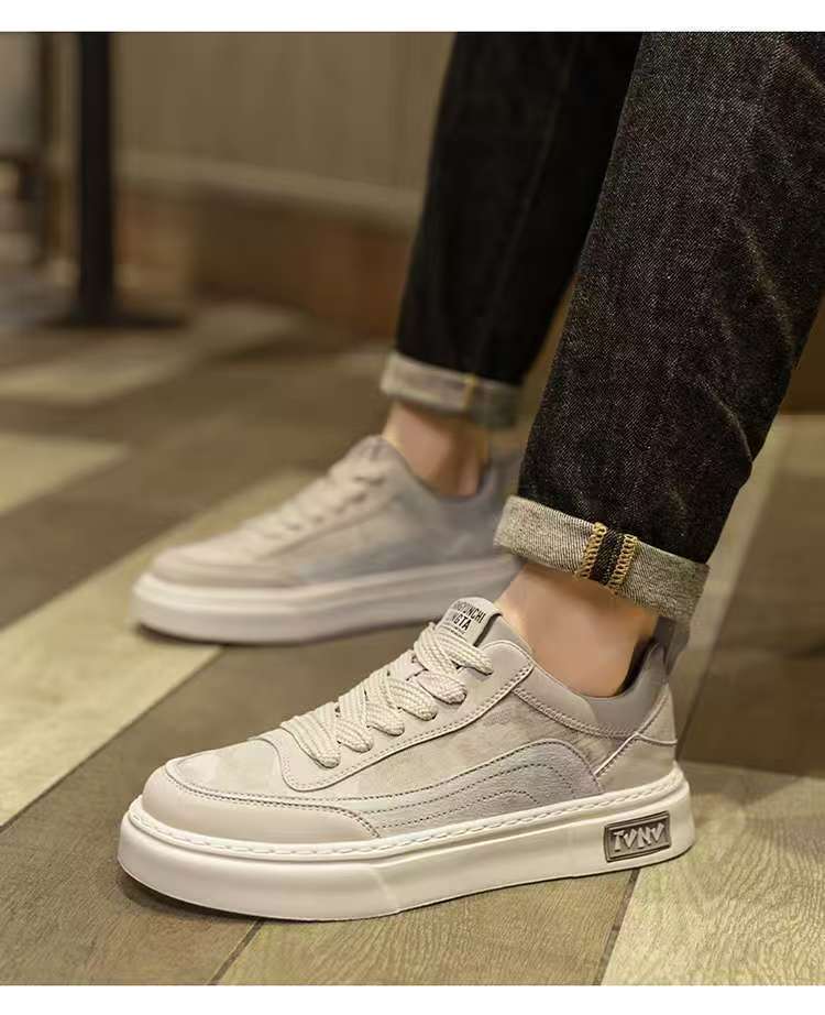 Scarpe casual da uomo stringate e traspiranti con plateau detail 14