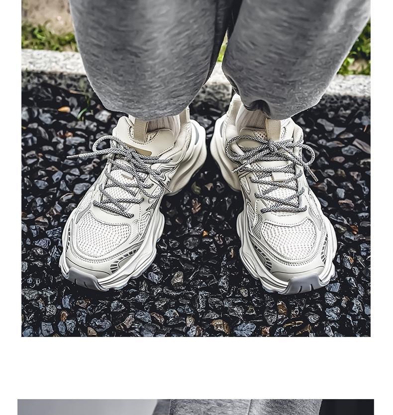 Atmungsaktive Mesh-Plateau-Freizeitschuhe für Herren detail 15