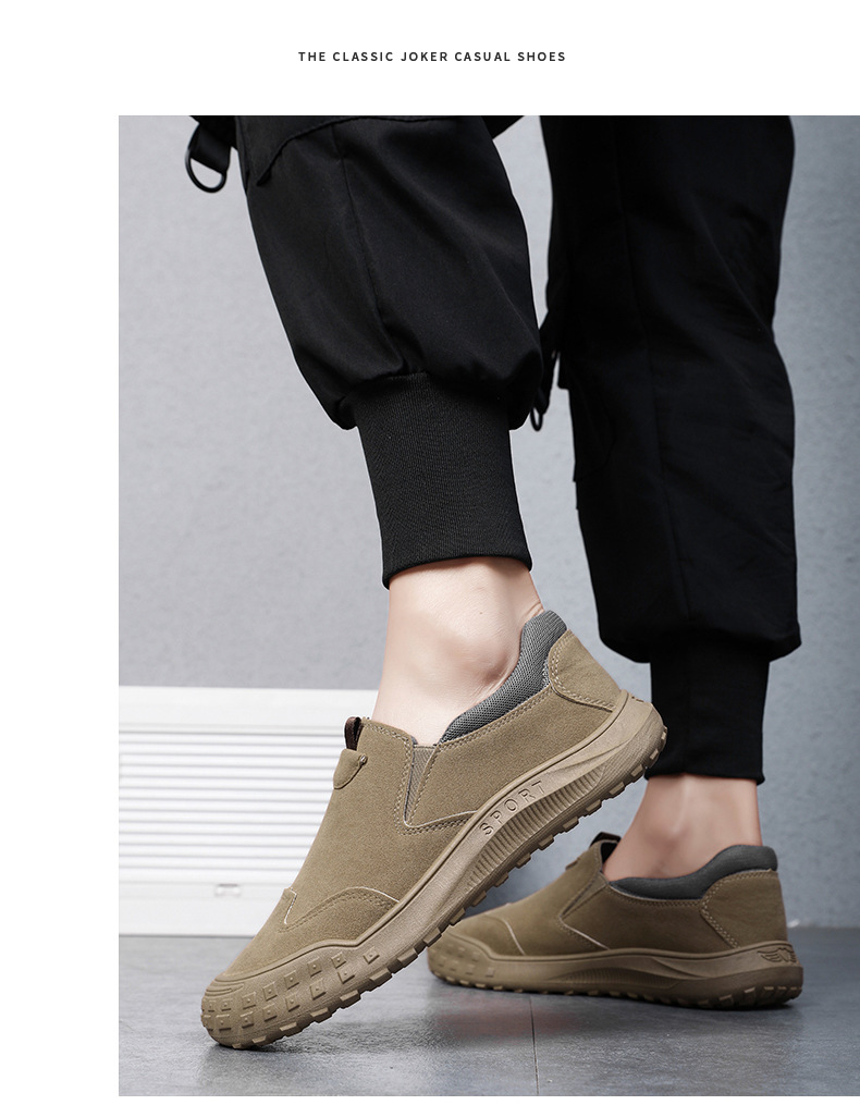 Rutschfeste Herren-Freizeitschuhe zum Hineinschlüpfen detail 4