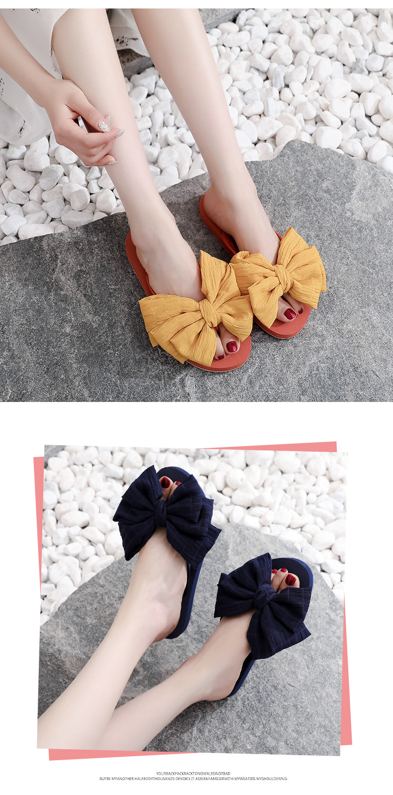Women's Casual Lightweight Flat Flip-Flops detail 8