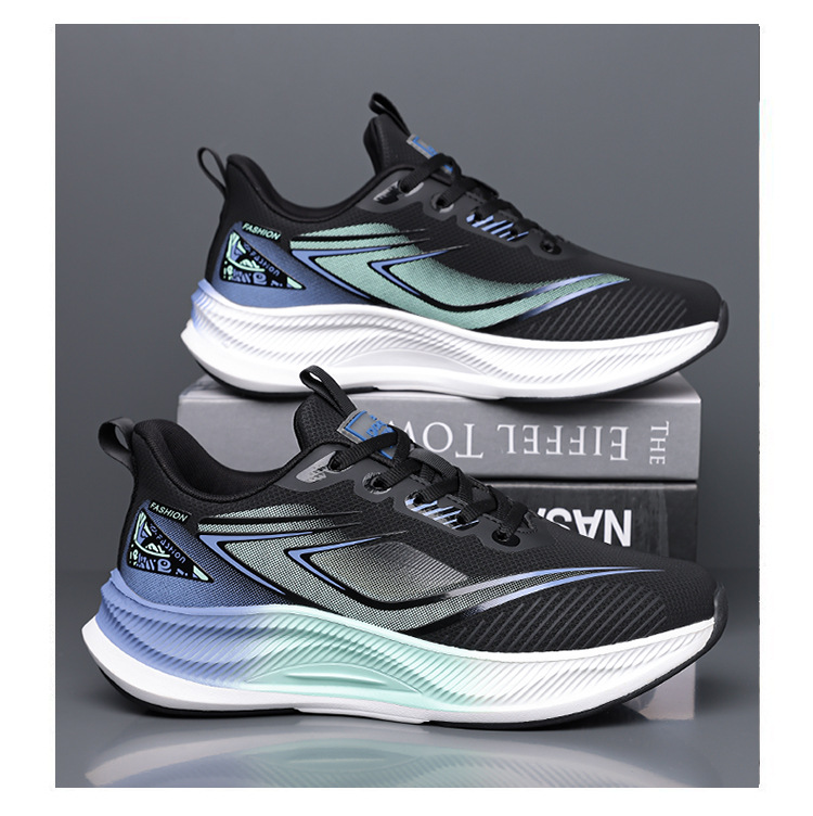 Ademende hardloopschoenen met platformzool voor heren detail 5