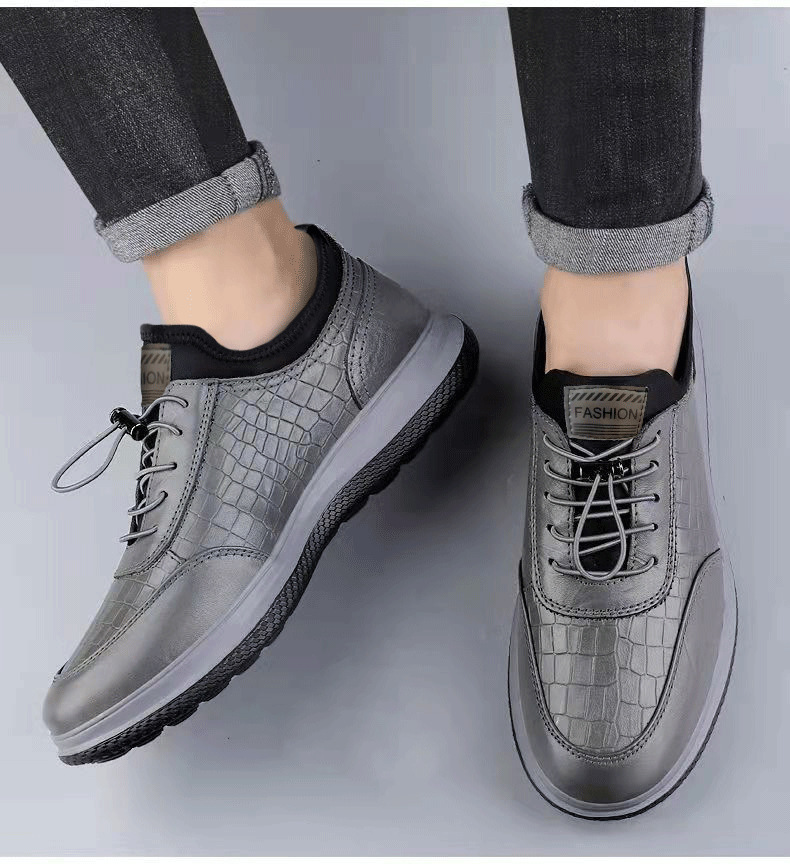 Chaussures casual antidérapantes pour homme en similicuir PU detail 2
