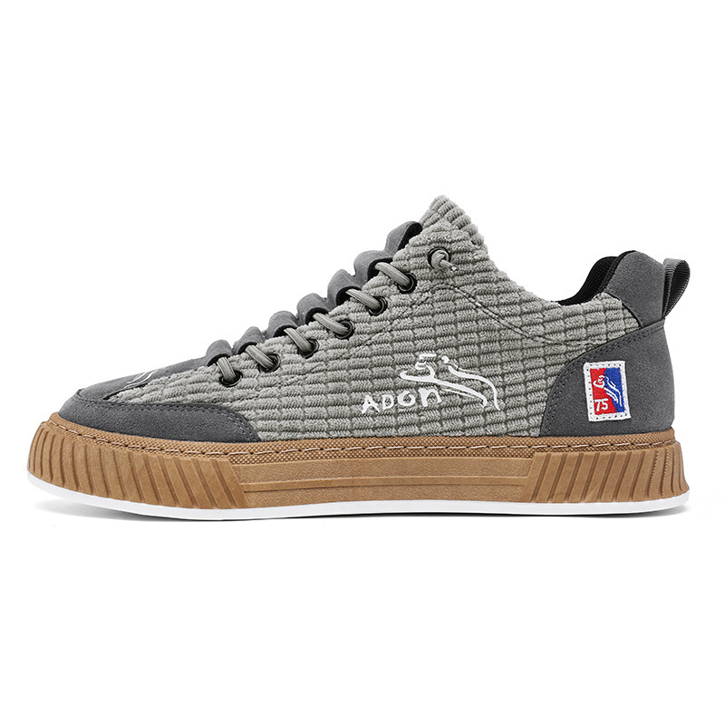 Men's Vintage Lace-Up Non-Slip Casual Shoes 6