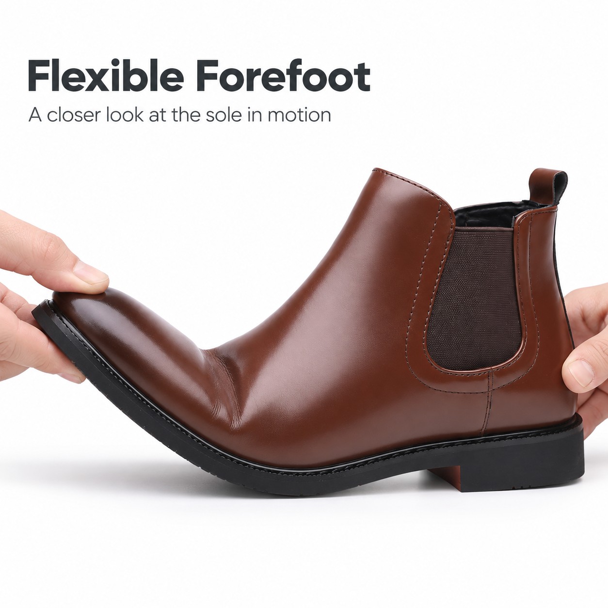 Men's Leather Chelsea Boots detail 5