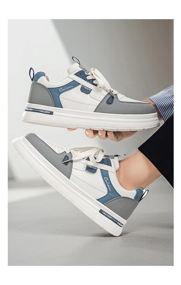 Chaussures casual pour homme à plateforme et semelle amortissante detail 13