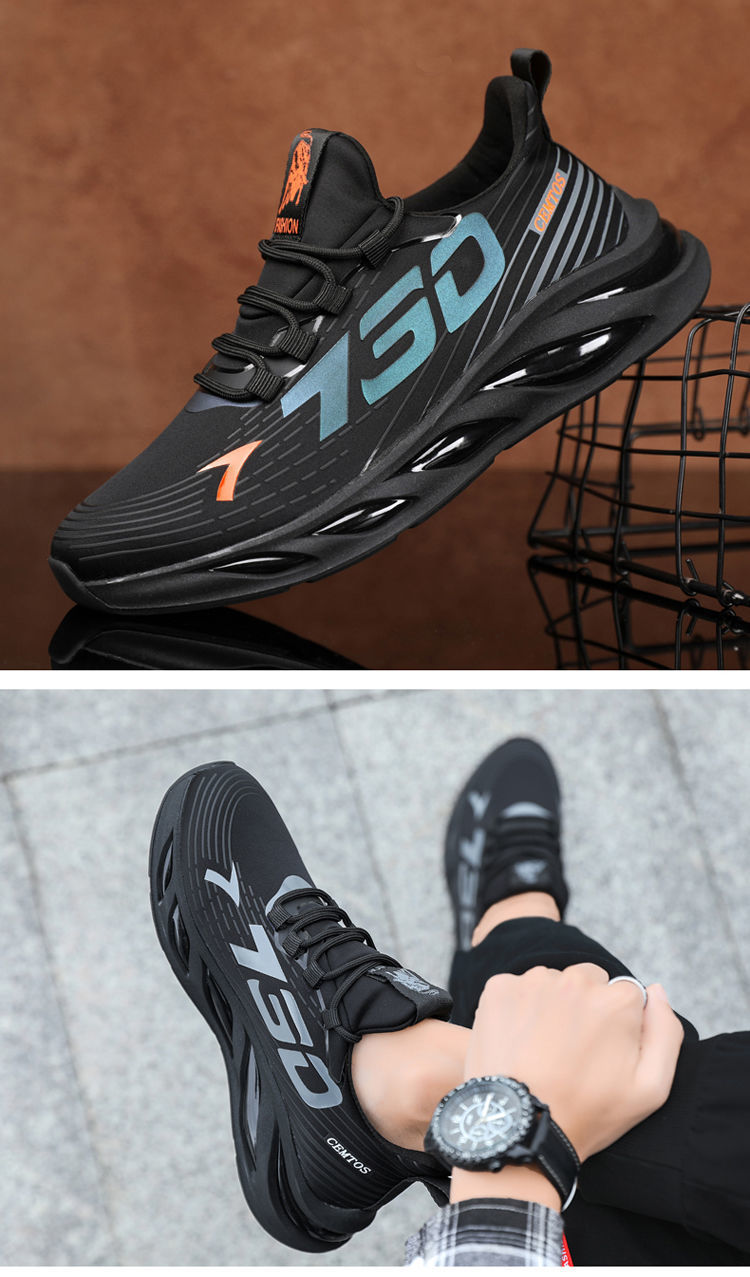 Atmungsaktive gedämpfte Laufschuhe für Herren detail 4