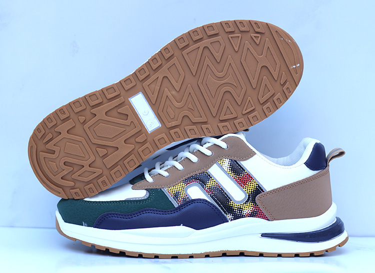 Chaussures casual à lacets et semelle amortissante pour homme detail 15
