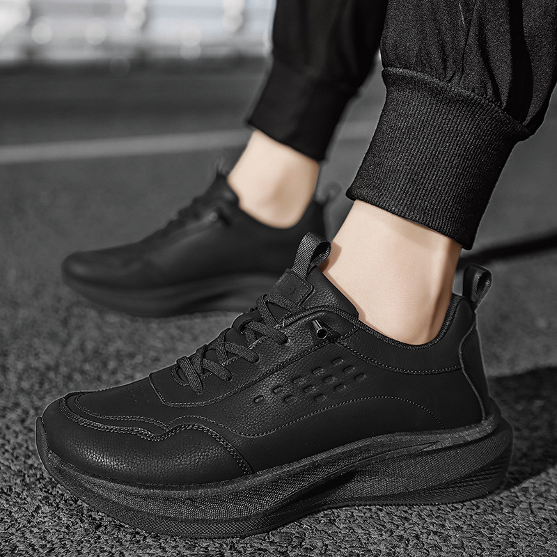 Chaussures casual à plateforme et lacets pour homme avec amorti 4