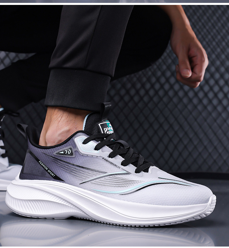 Men's Breathable Cushioned Running Shoes detail 2