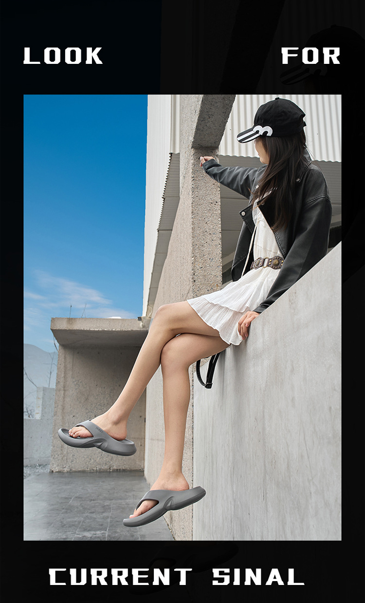 Unisex Cushioned Lightweight Platform Flip-Flops detail 5
