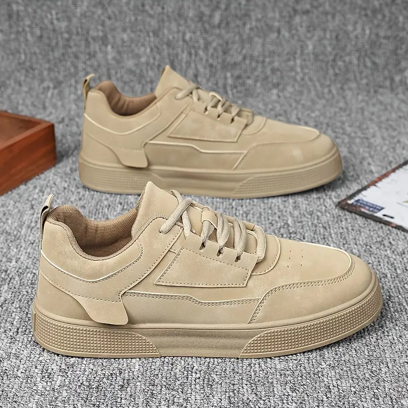 Chaussures casual unies à lacets et antidérapantes pour hommes detail 15