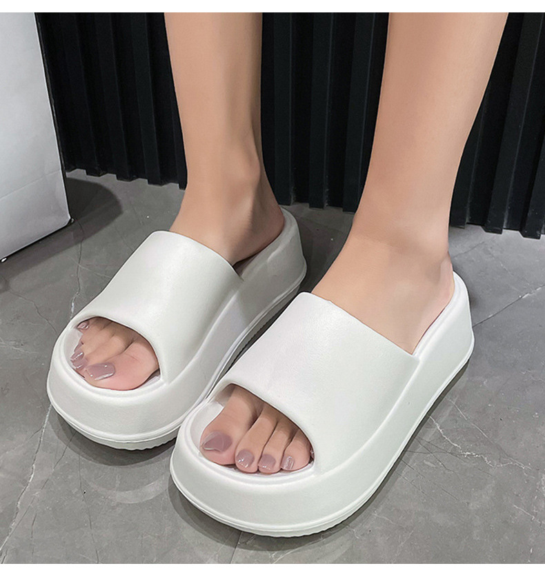 Women's Lightweight Cushioned Platform Slippers detail 6