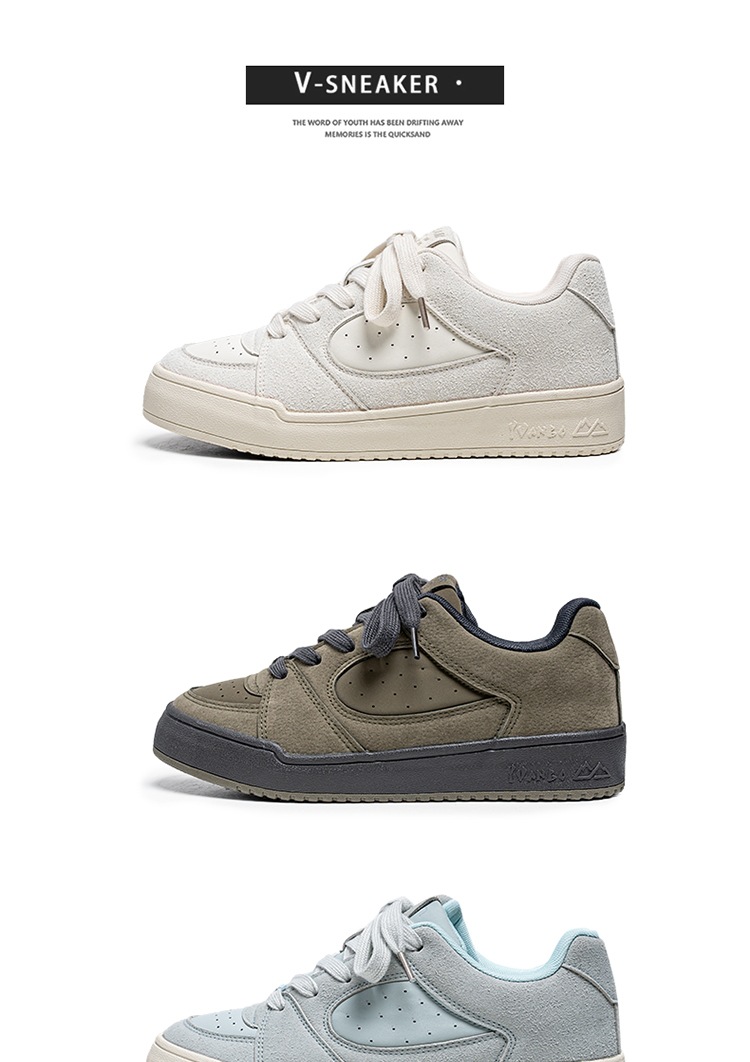 Chaussures de skate casual à lacets et amorti pour homme detail 4