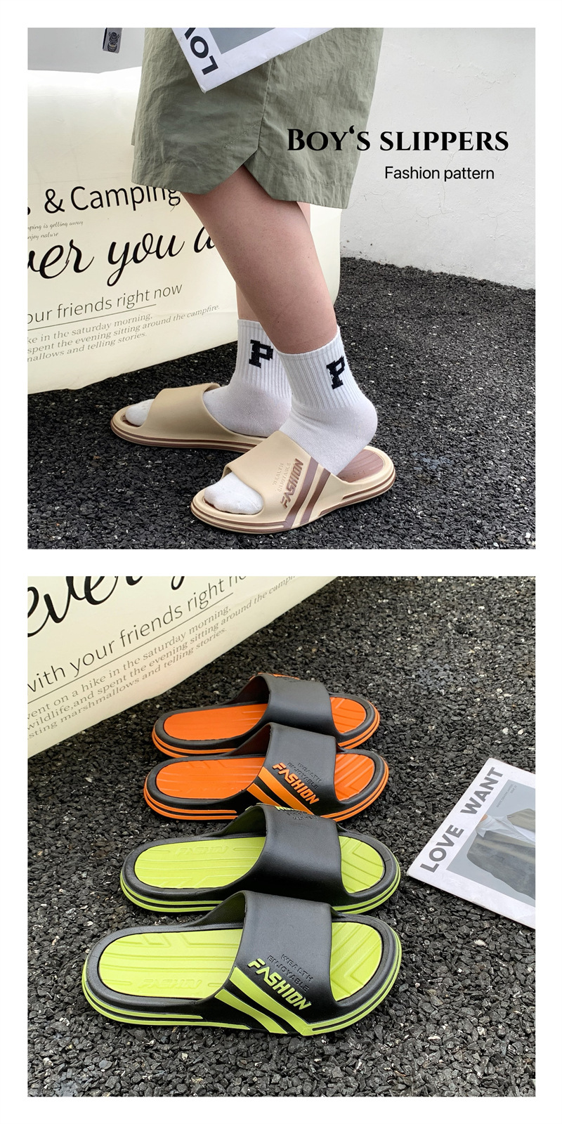 Claquettes et Chaussons Mixtes Antidérapants à Semelle Souple detail 7