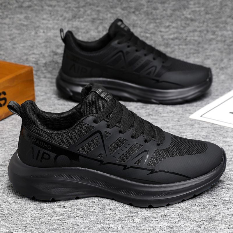 Scarpe da corsa traspiranti stringate da uomo con suola ammortizzata 3