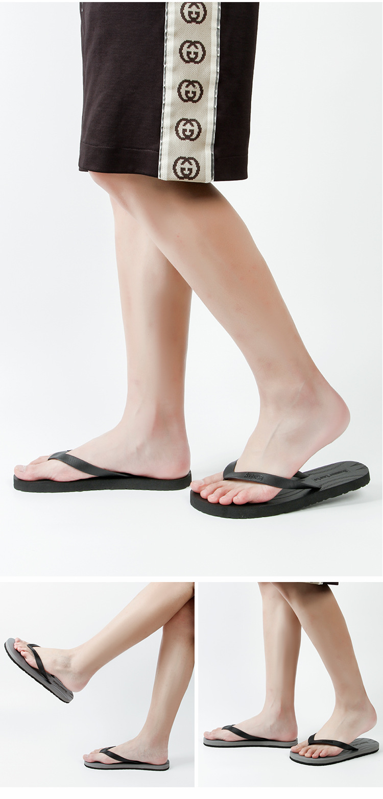 Unisex Lightweight Waterproof Slip-On Flat Flip-Flops detail 11