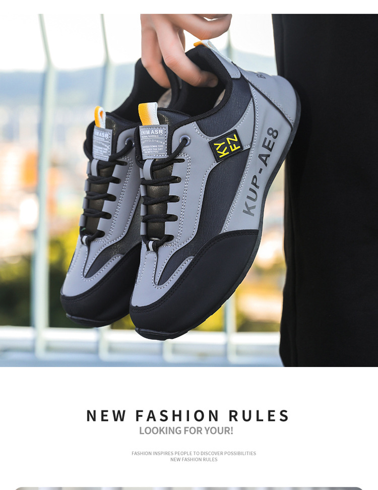 Bunte Freizeitschuhe für Herren mit Schnürung detail 13