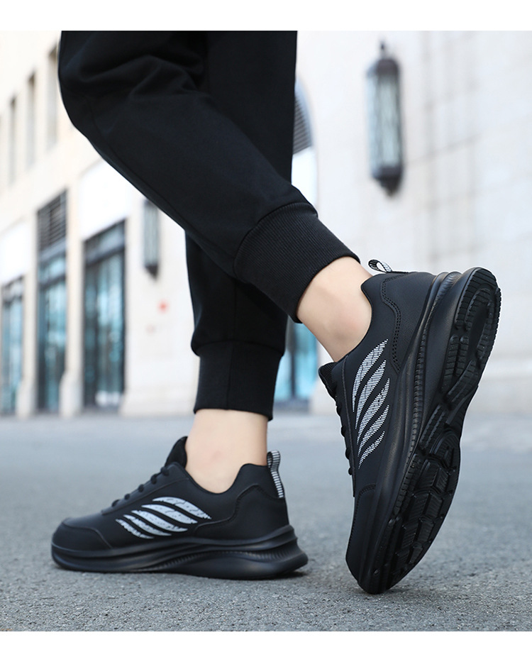 Lichte hardloopschoenen voor heren met veters en demping detail 14