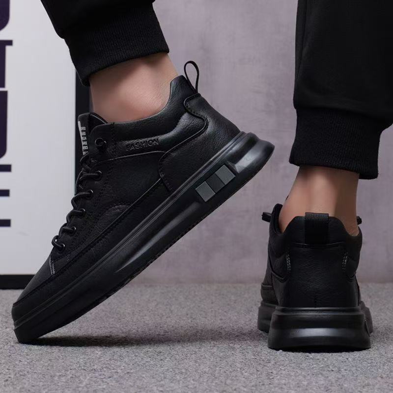 Scarpe casual da uomo in pelle PU stringate con suola ammortizzata detail 7