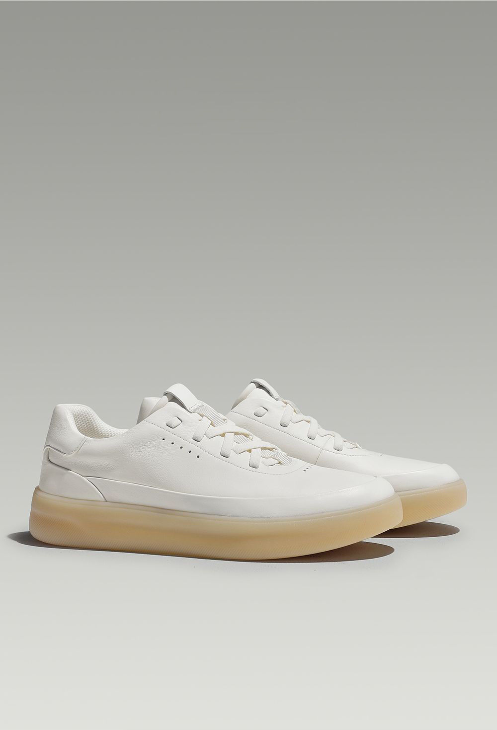 Unisex Minimalistische Freizeitschuhe aus PU-Leder mit Schnürung detail 2