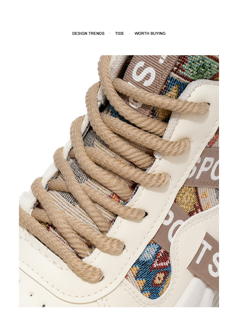 Rutschfeste Plateau-Freizeitschuhe für Herren mit Schnürung detail 3