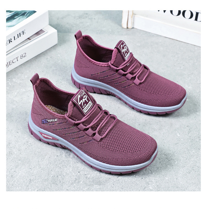 Women's Breathable Knit Lightweight Casual Sneakers detail 8