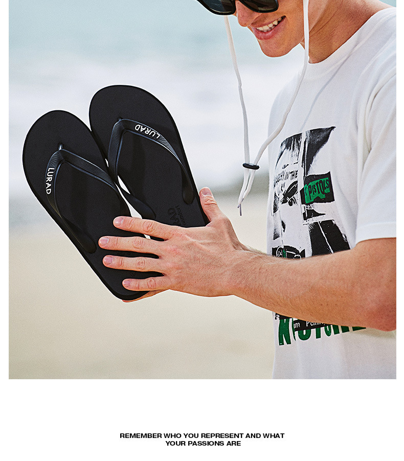 Men's Lightweight Waterproof Beach Flip-Flops detail 3