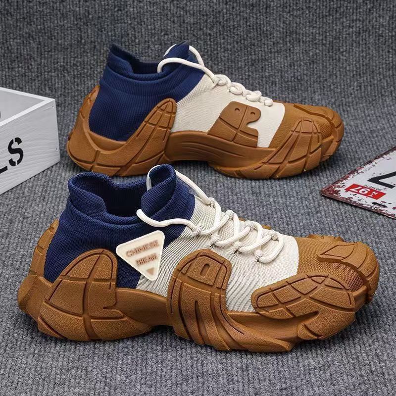Chaussures casual plateforme unisexe en maille respirante 5