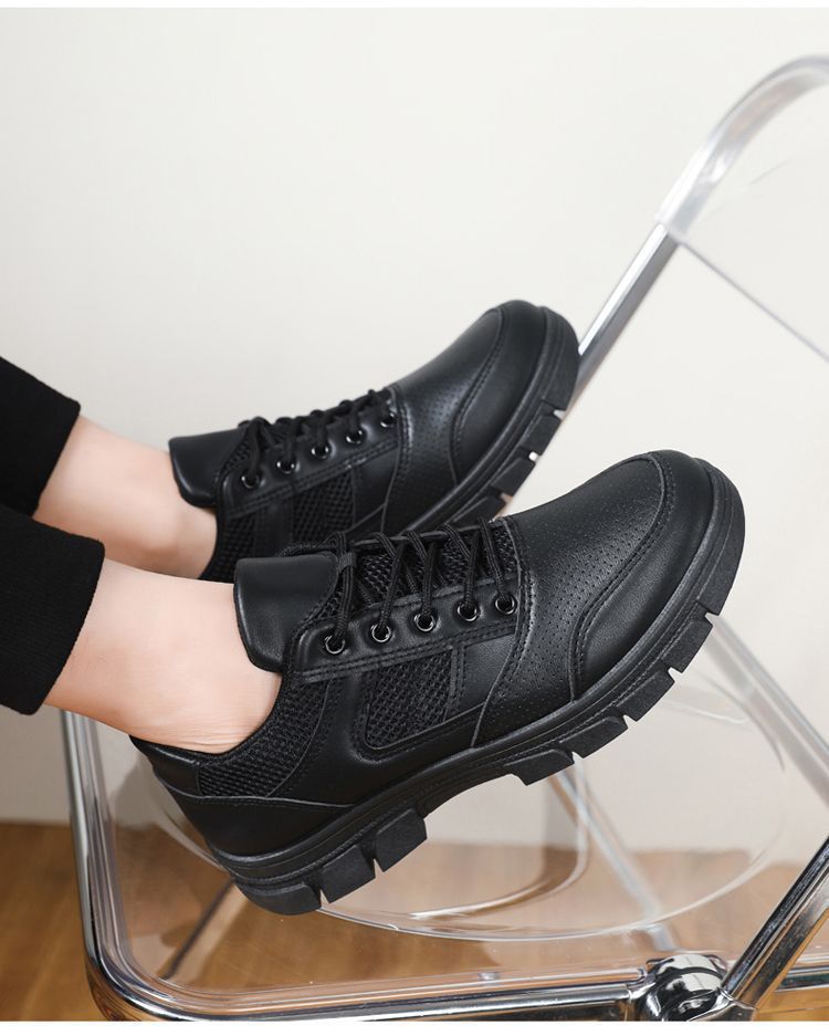 Scarpe casual da uomo traspiranti stringate con suola antiscivolo detail 8