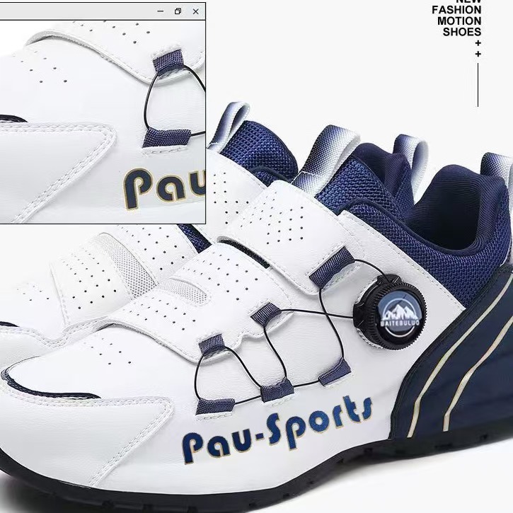 Atmungsaktive gedämpfte Herren-Sportschuhe mit Drehverschluss 5
