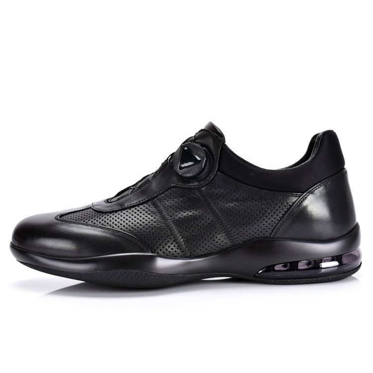 Atmungsaktive Leder-Freizeitschuhe mit Dämpfung für Herren 6