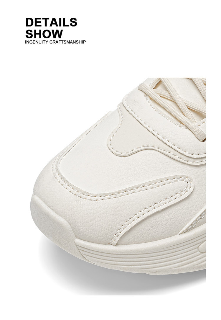 Gepolsterte Plateau-Sneaker für Herren mit Schnürung detail 3
