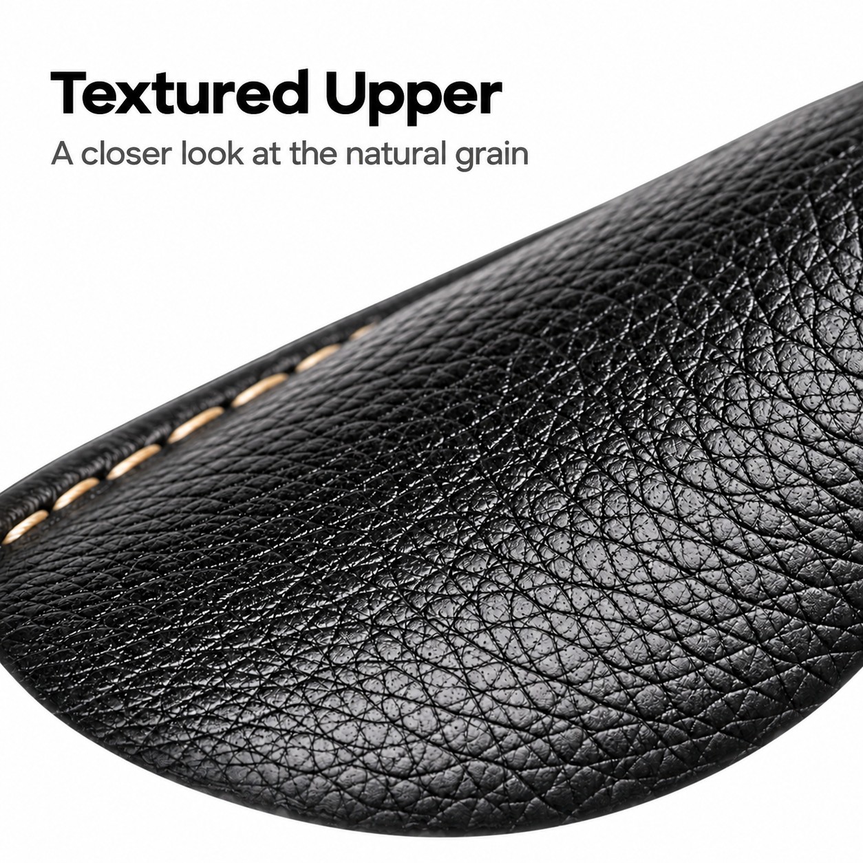 Men's Full-Grain Leather Lug-Sole Casual Shoes detail 1