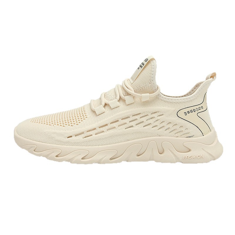Scarpe da corsa leggere e traspiranti in mesh da uomo con lacci 6