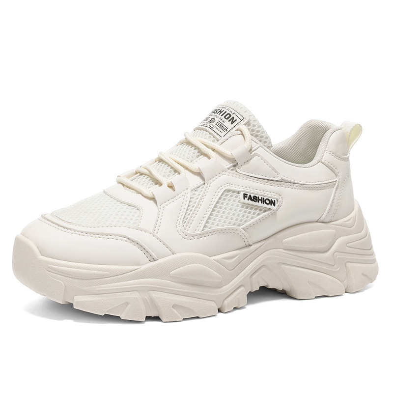 Baskets casual à plateforme et lacets pour homme respirantes 6