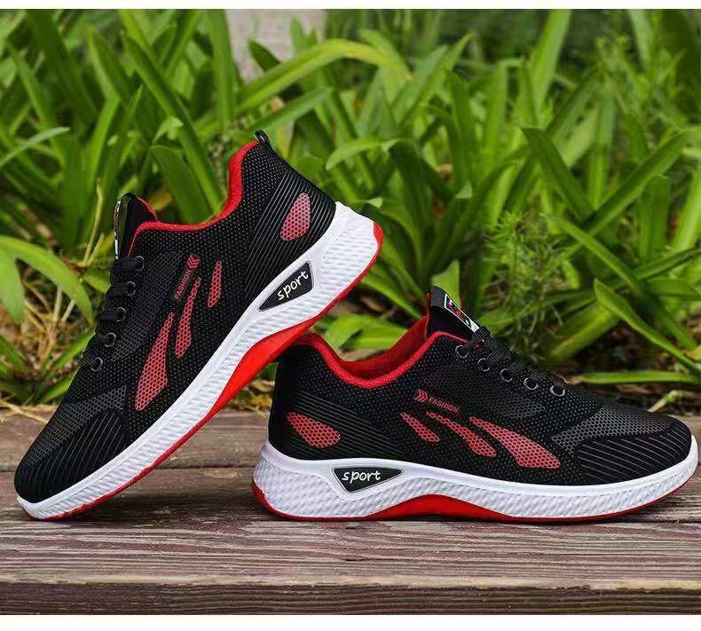 Scarpe da corsa da uomo leggere e traspiranti in mesh detail 6