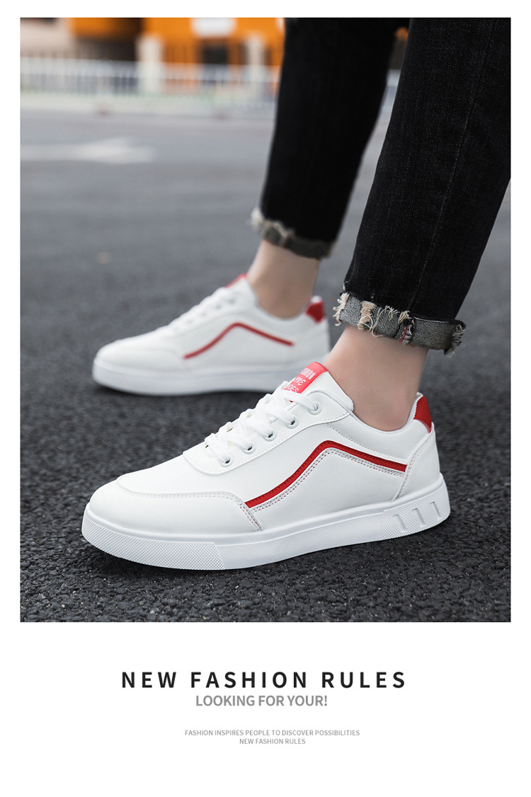 Men's Colorblock Lace-Up Casual Shoes detail 7