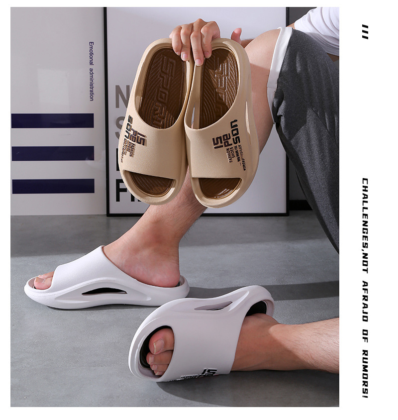 Unisex Lightweight Waterproof Slip-On Slippers detail 6