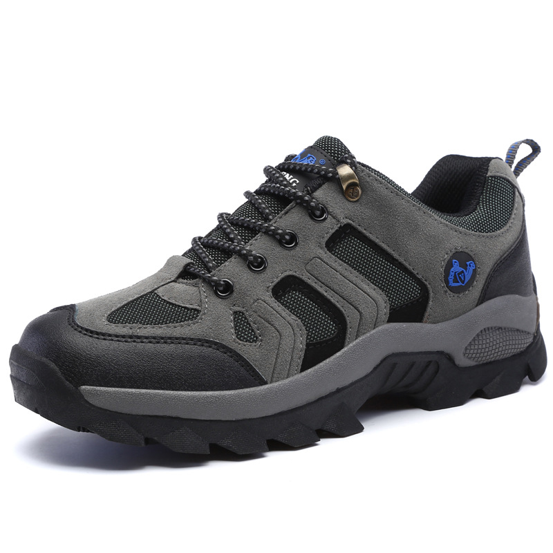 Unisex Breathable Non-Slip Lace-Up Outdoor Athletic Shoes
