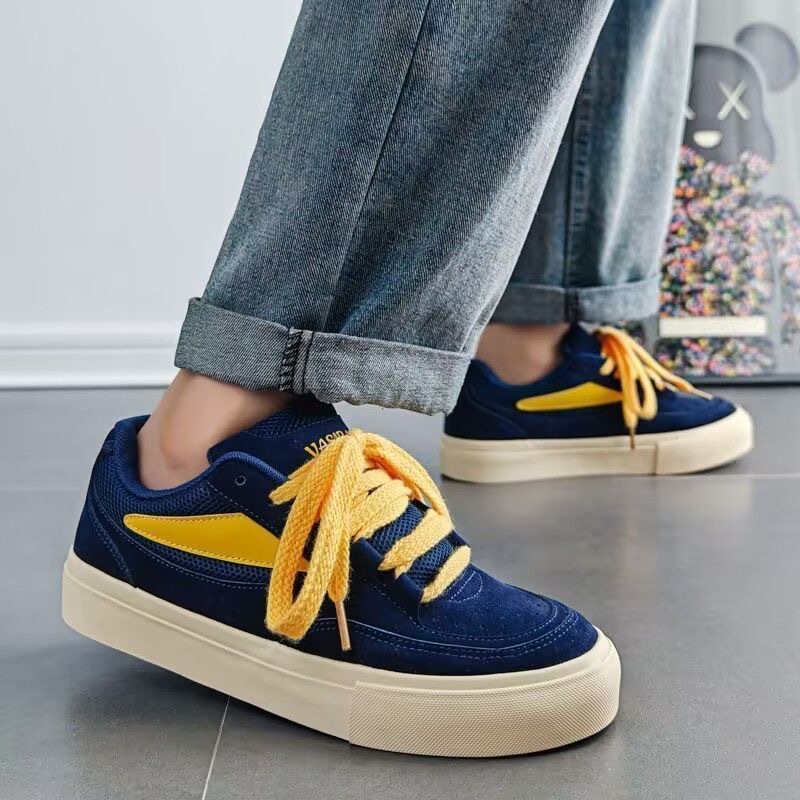 Unisex Skateschuhe aus atmungsaktivem Wildleder im Colour-Blocking-Design 2