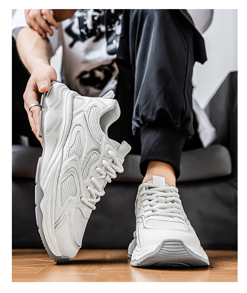 Atmungsaktive Herren-Sneaker mit Mesh & Dämpfung detail 12
