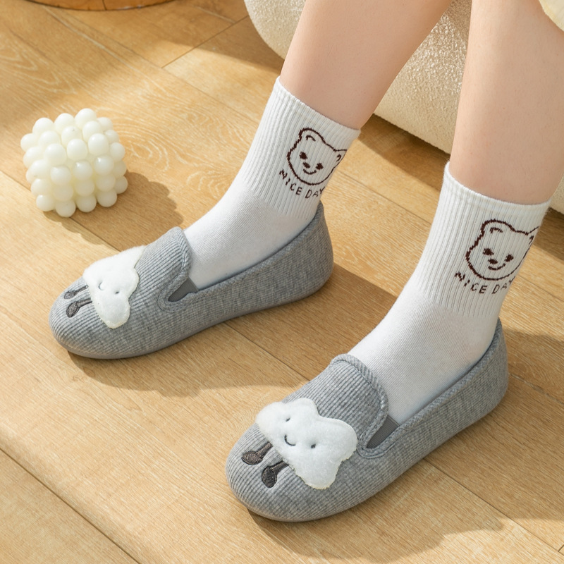 Women's Cozy Soft-Sole Cotton Slip-On Slippers detail 14