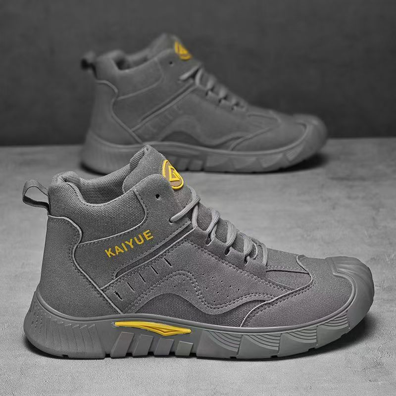 Bottes outdoor antidérapantes à lacets pour hommes 3