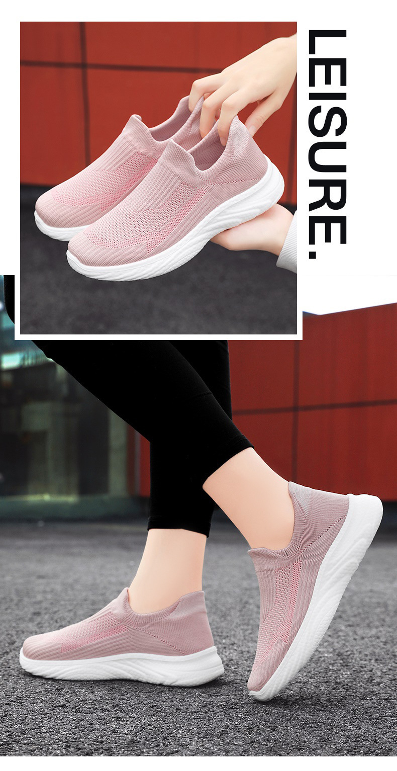 Ademende lichte instap casual schoenen voor dames detail 6